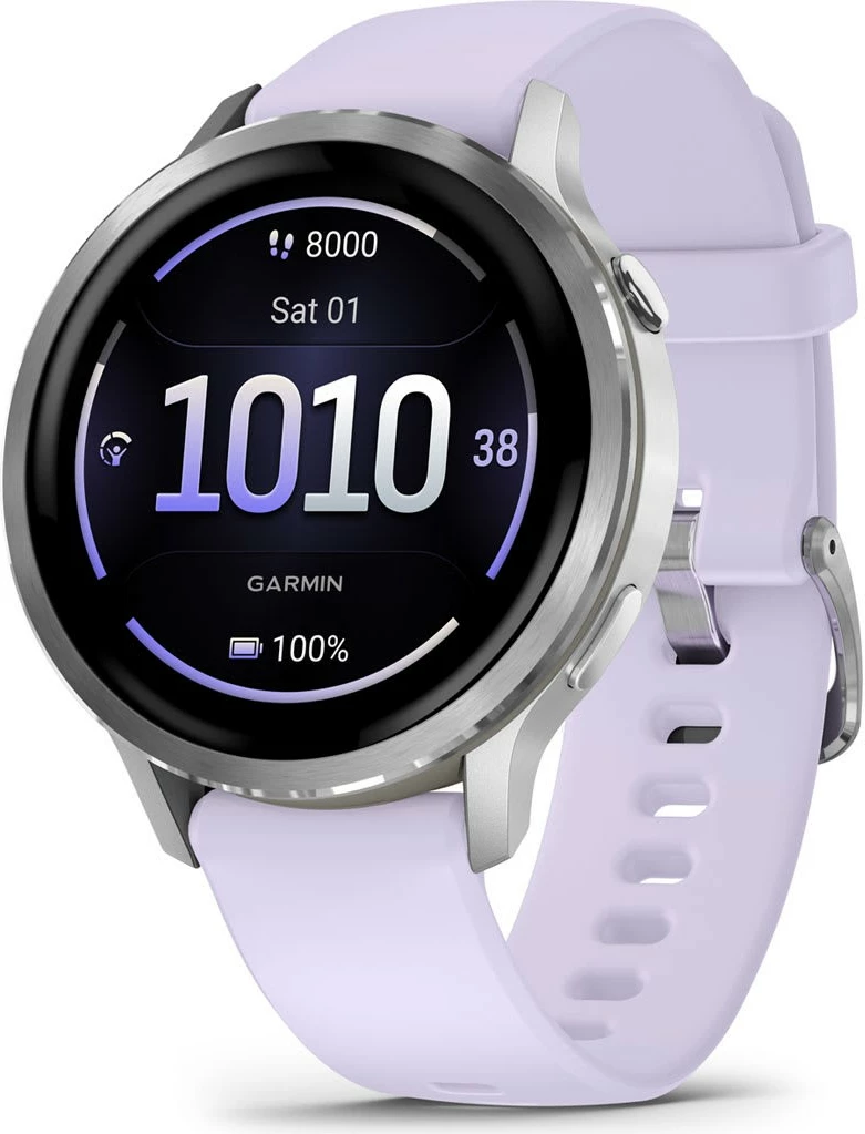Smartwatch Garmin Venu 4 41mm, silikon, lavandë