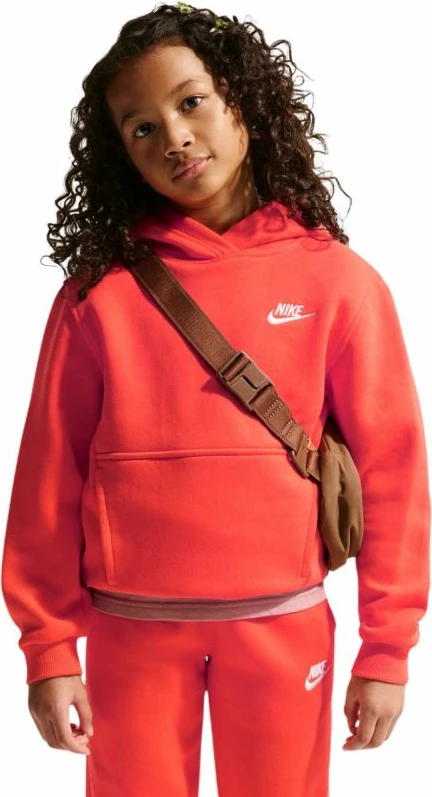 Duks për fëmijë Nike Sportswear Club Fleece FD3000 842, portokalli