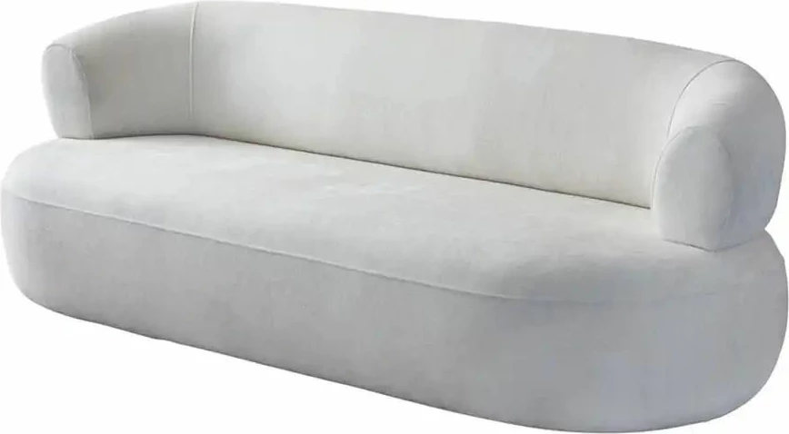 Divan treshe Atelier del Sofa, Roma, ngjyrë e bardhë