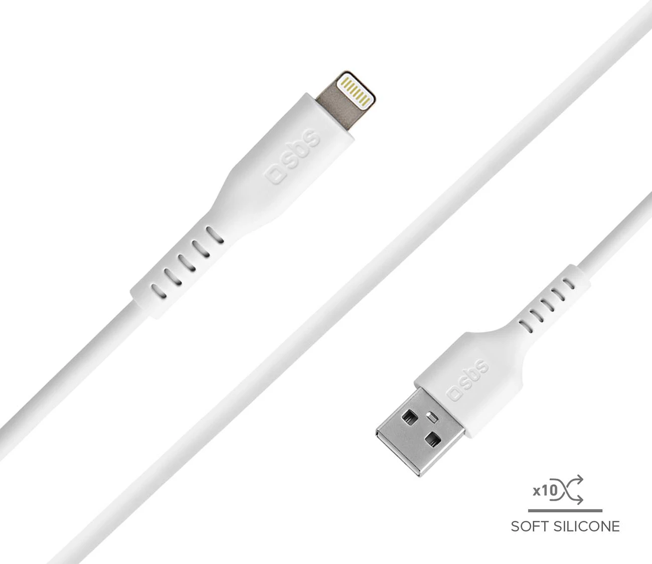 Kabllo USB-A në Lightning SBS TECABLEUSBIP589W, 1m, e bardhë