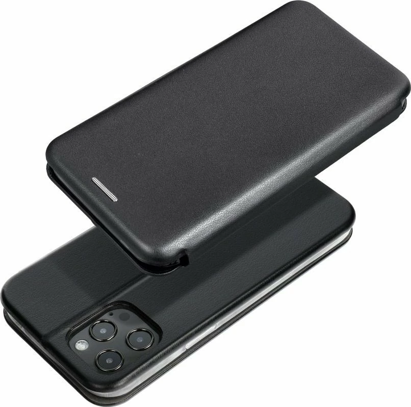 Mbështjellës OEM Elegance për Samsung Galaxy S23 Plus, me kapak, magnetik, me xhep kartash, i zi