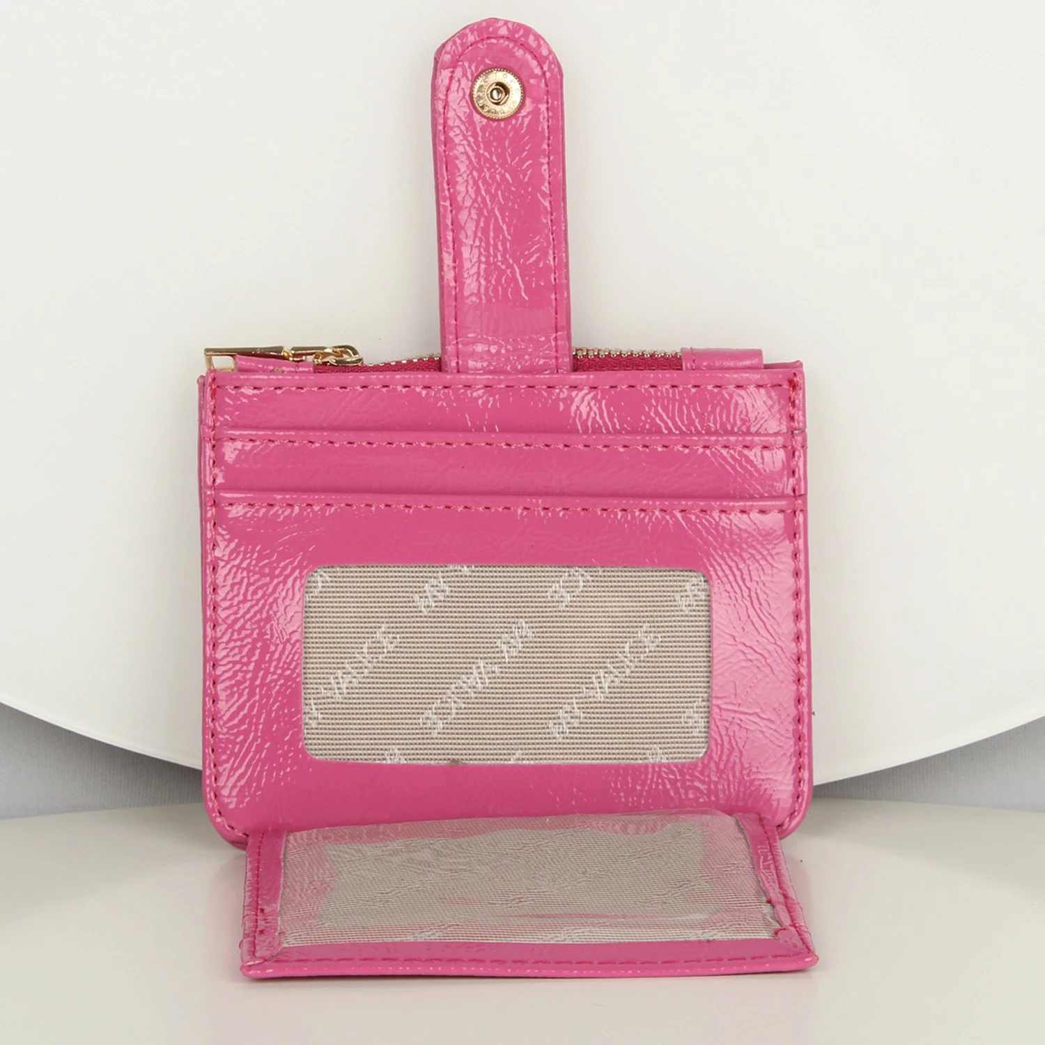 Portofol lëkure, ngjyrë rozë, Zoozie Bags, 1265