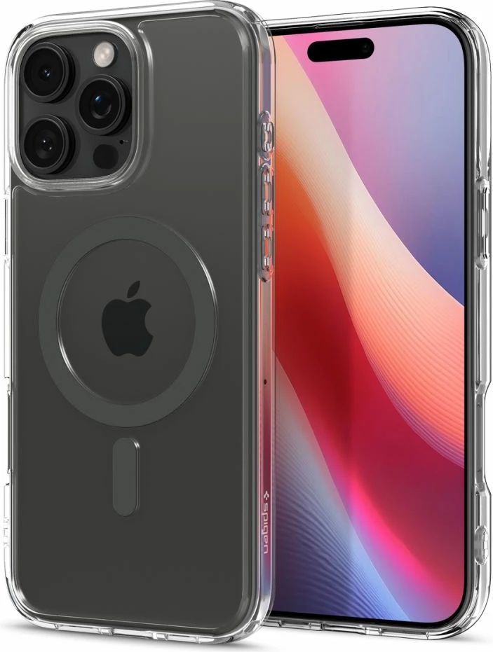 Mbështjellës Spigen Ultra Hybrid Mag me MagSafe për iPhone 16 Pro, grafit