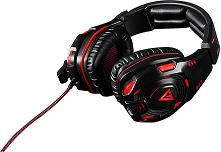 Kufje MODECOM Volcano MC-832 Ghost, 7.1 Surround, me mikrofon, 3.5mm, kabllo 2.2m, zezë/kuqe