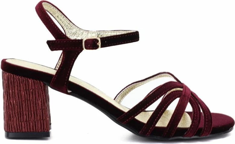 Sandale femra D&A S.Barski SR61-0102, burgundy [Madhësia: 38]