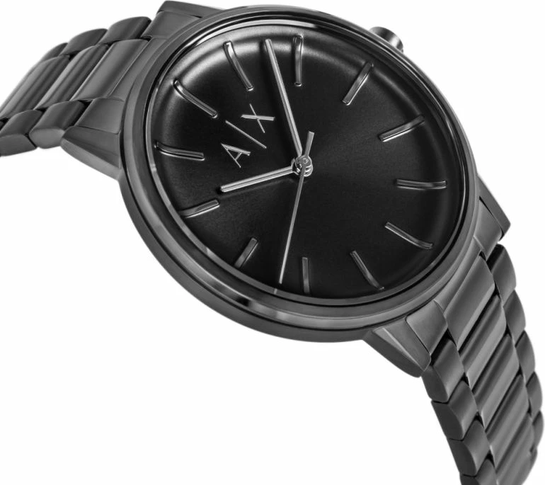 Orë dore për meshkuj Armani Exchange, titanium