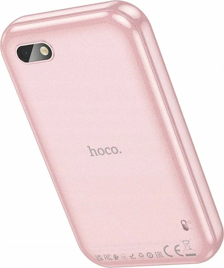 Celular Hoco Y102 2.8" 2G Nano SIM 800 mAh me kamerë, rozë