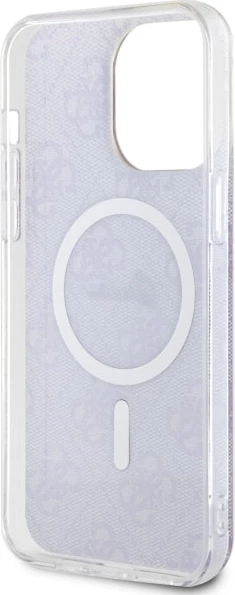 Mbështjellës Guess 4G MagSafe për iPhone 14 Pro Max 6.7", vjollcë