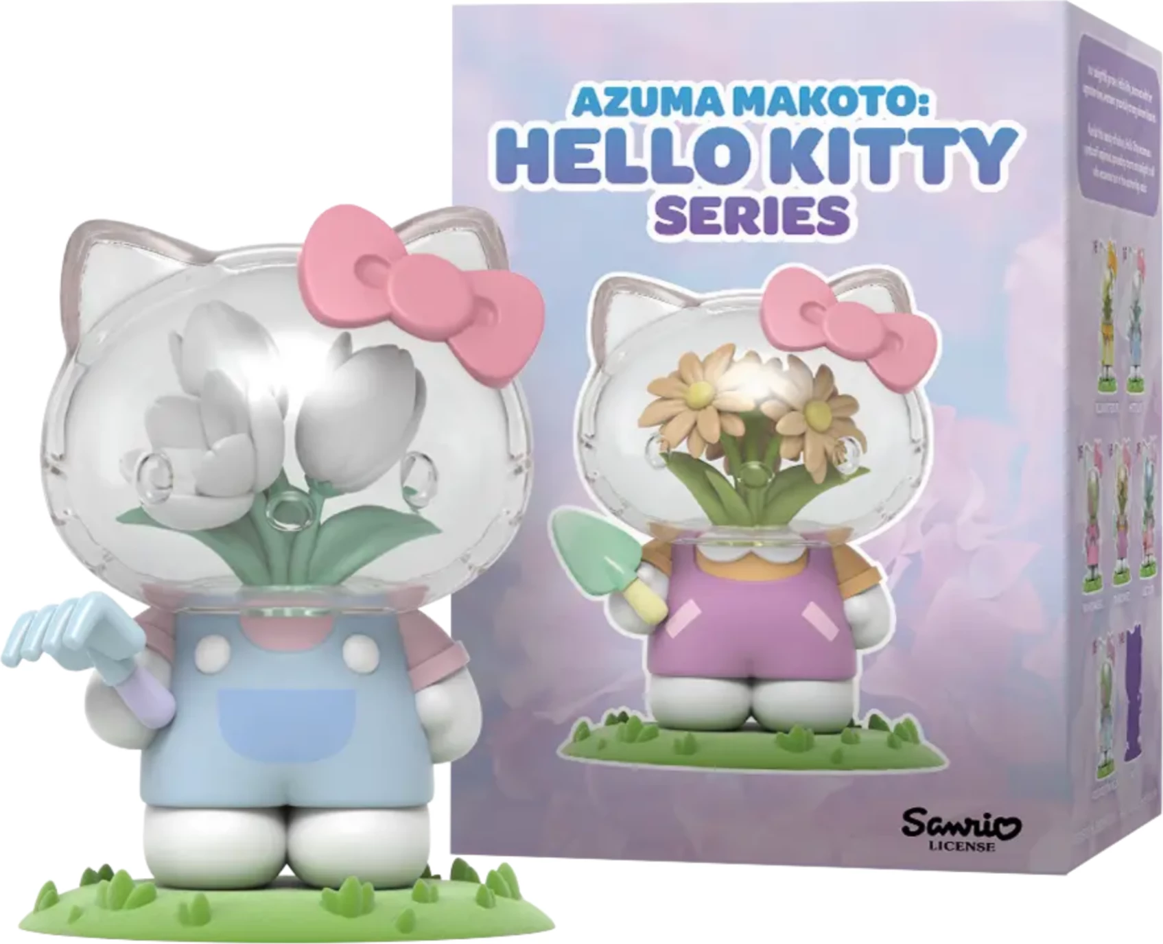 Figurinë koleksionuese Mighty Jaxx Azuma Makoto x Sanrio Hello Kitty Series, vinyl, kuti surprizë, 1 copë (random)