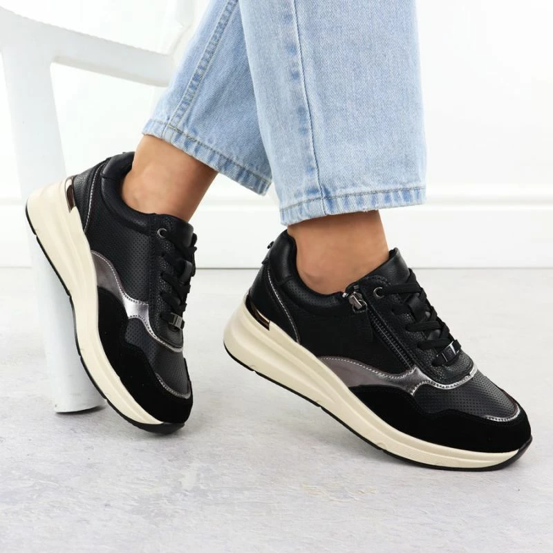 Këpucë femra Filippo DP7105/25, të zeza