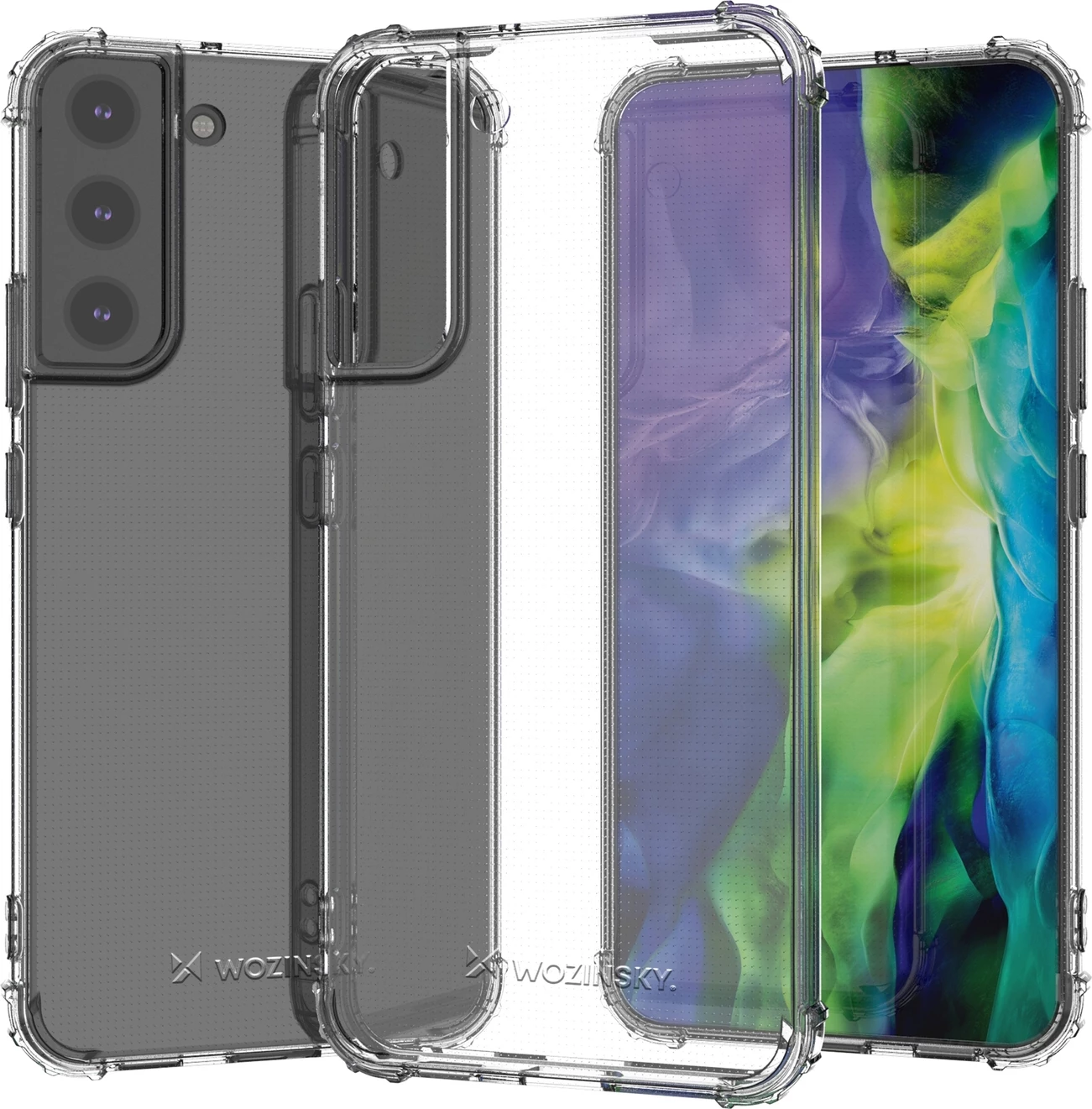 Mbështjellës Wozinsky Anti Shock për Samsung Galaxy S22 Plus, transparent