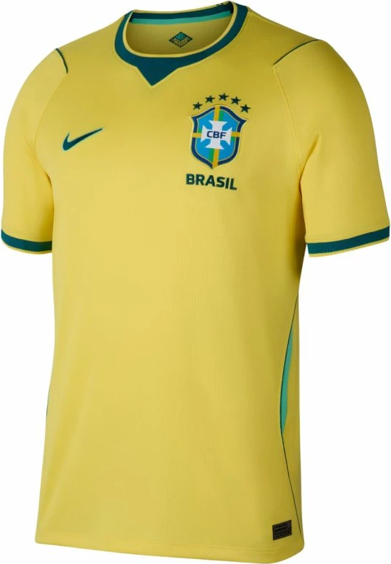 Fanellë meshkuj Nike Brazil 2026 Stadium Home IF7054 724, e verdhë