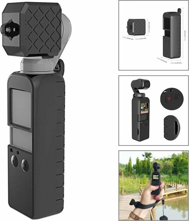 Set aksesorësh Puluz Ultimate Combo 43 në 1 për DJI Osmo Pocket, i zi