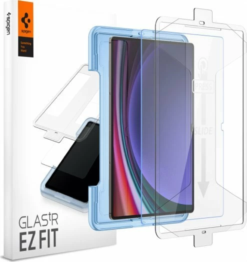 Xham i kalitun mbrojtës Spigen Glas.tr EZ Fit për Samsung Galaxy Tab S9 Ultra 14.6 (X910/X916B) 0.2mm 9H transparent