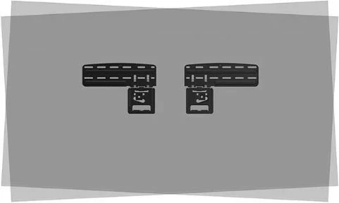 Mbajtëse muri për TV, Neomounts WL30-265BL1, 43-85", fiks ultra i hollë, 60 kg, VESA deri 1200x800, e zezë