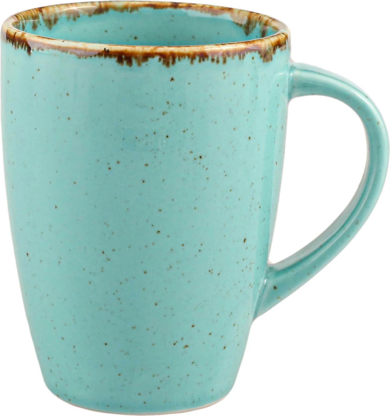 Mug porcelani Porland Seasons Laguna 260ml, kaltër qielli, set 6 copë