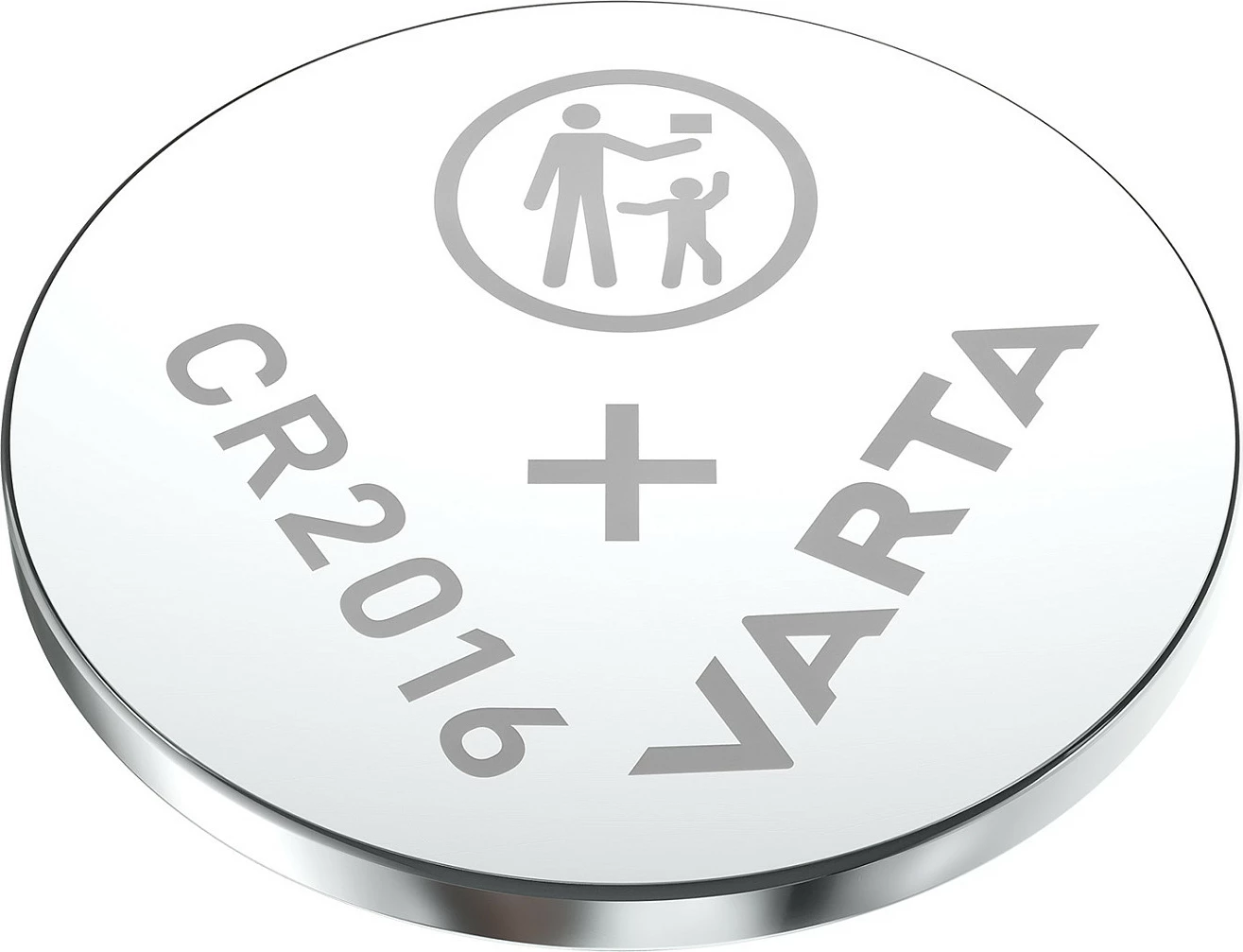 Bateri buton Varta CR2016, 3V, litium, 1 copë, metalike