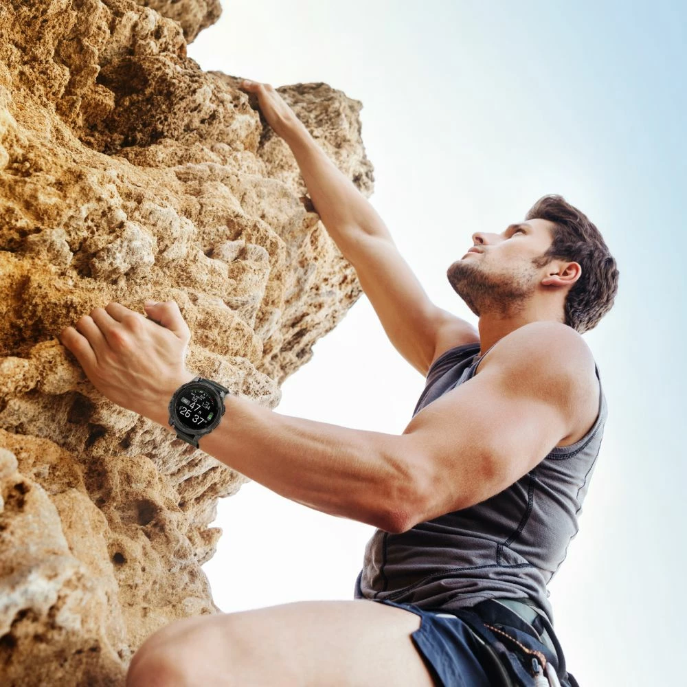 Rrip najloni për smartwatch Tech-Protect Nylon Pro, për Garmin Fenix 5/6/6 Pro/7/8 (47mm), i gjelbër