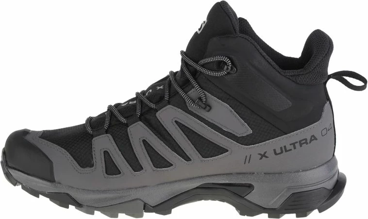 Atlete për meshkuj Salomon X Ultra 4 Mid GTX, të zeza dhe gri [Madhësia: 41 1/3]