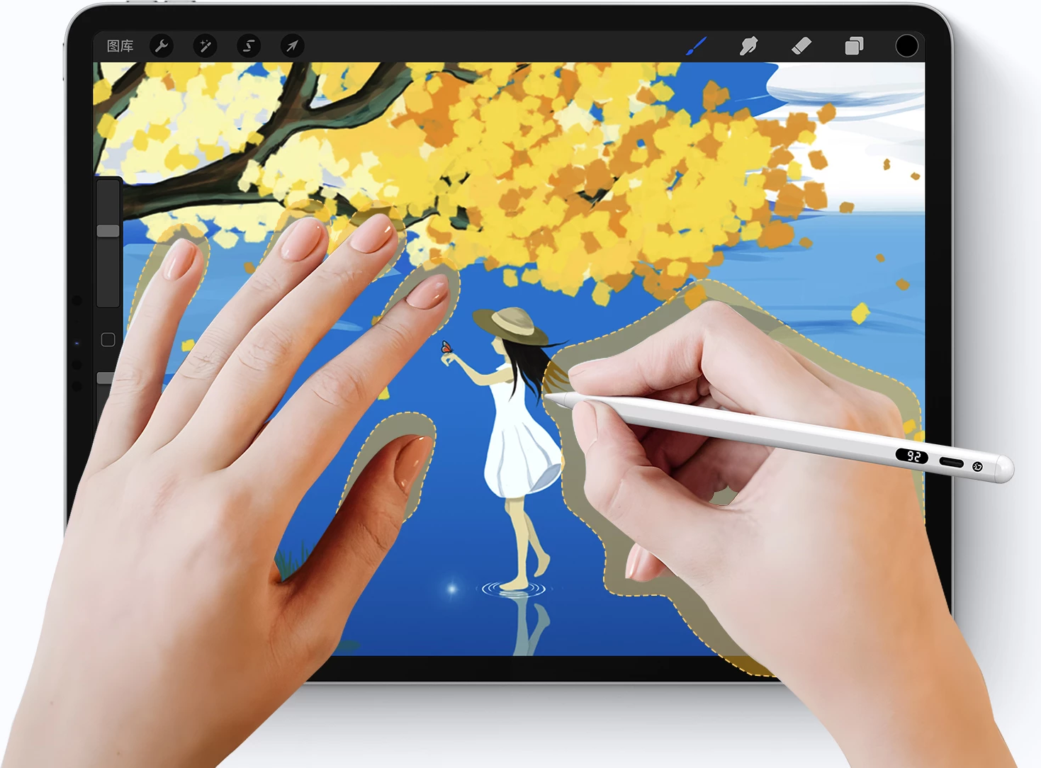 Stylus pen Dux Ducis SP-02 për iPad, Bardhë