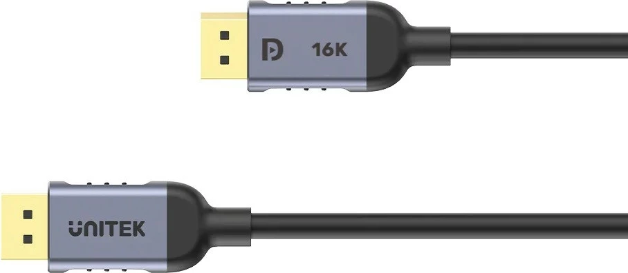 Kabllo DisplayPort UNITEK C1626GY01-2M, 2 m, Gri