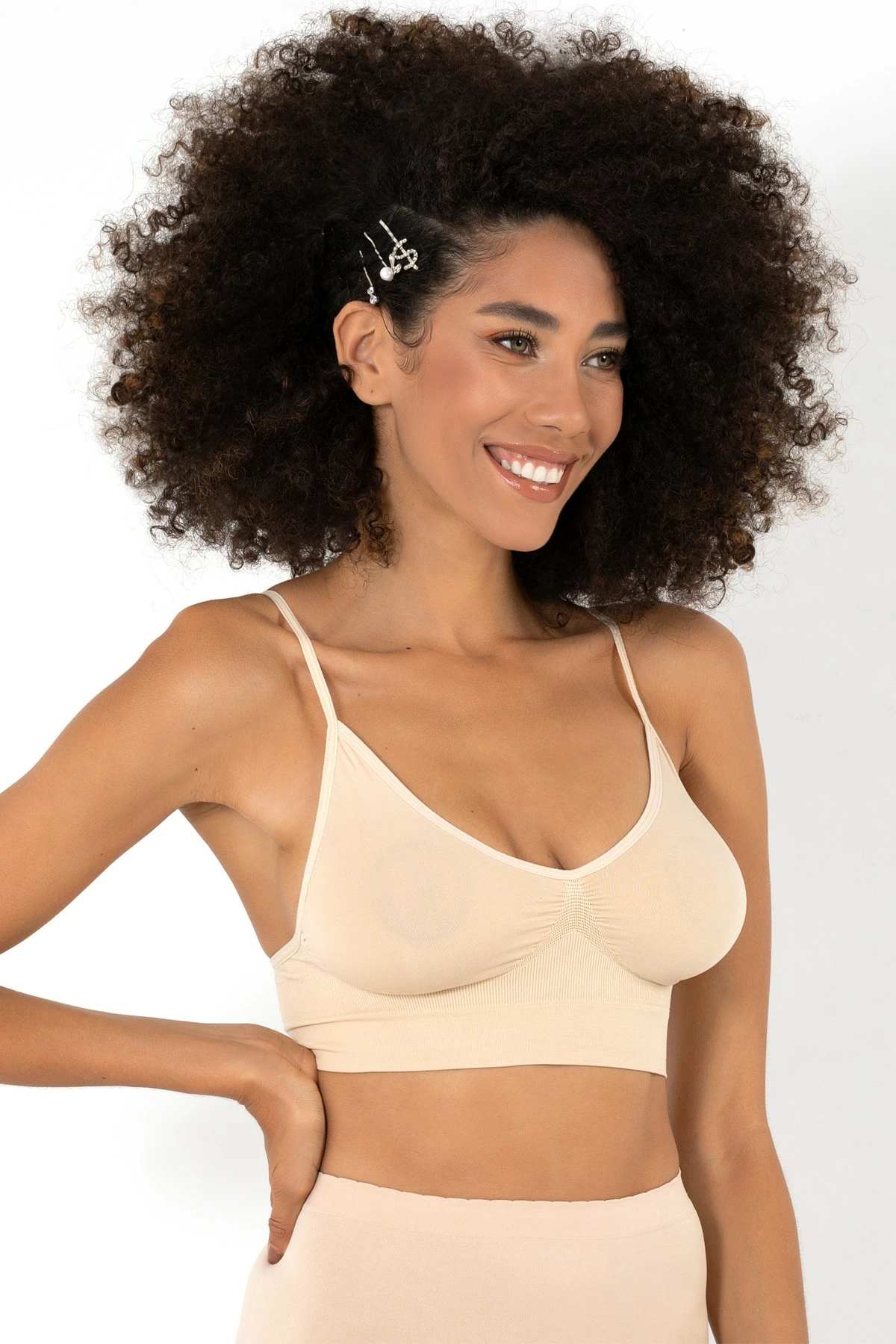 Bustier Jumeon, ngjyrë tan, 237-002300