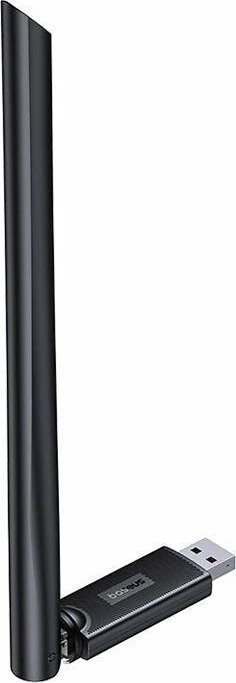 Adapter Wi‑Fi USB Baseus FastJoy B01317600111-01 300Mbps Wi‑Fi 5 me antenë 6dBi, i zi
