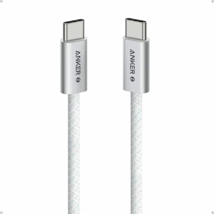 kabllo USB-C në USB-C Anker Zolo A8060H21, 1m, 240W PD3.1, e bardhë