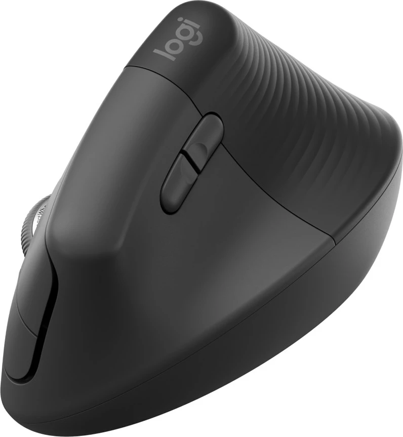 Maus vertikal ergonomik Logitech Lift, për biznes, wireless, Graphite