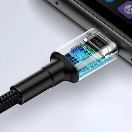 Kabllo USB-A në USB-C Baseus CATKLF-PG1 1 m 5A USB 2.0 e zezë