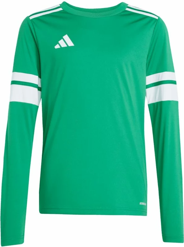 Fanellë me mëngë të gjata për fëmijë adidas, e gjelbër [Madhësia: 140 cm]