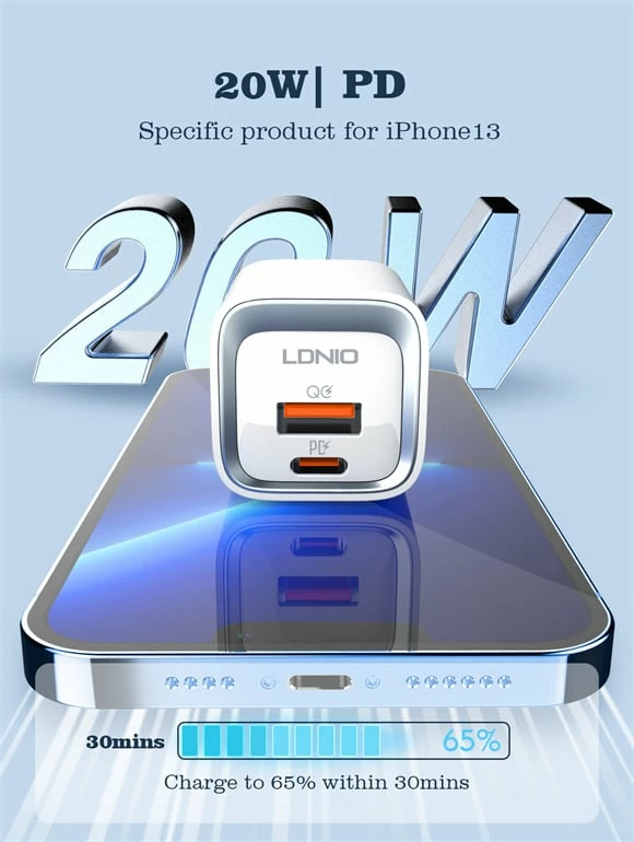 Karikues LDNIO A2318C (Bardhë)