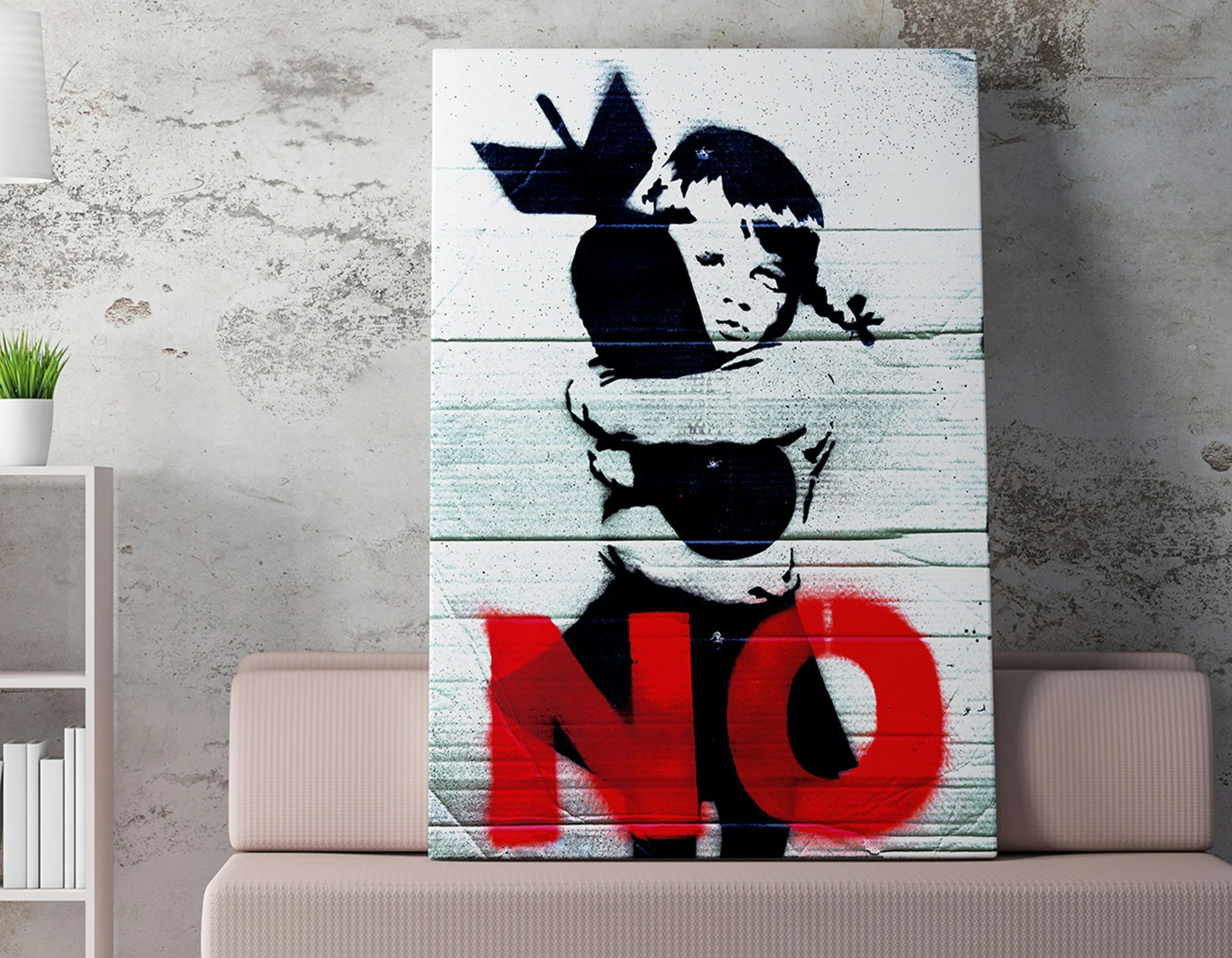 Pikturë dekorative në kanavacë, Wallity WY46, shumëngjyrëshe, 70x100cm