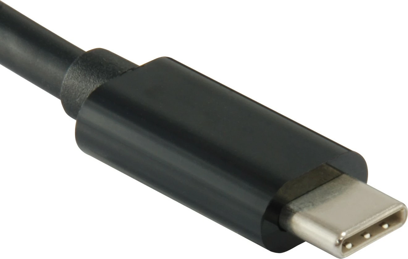 USB hub Equip 128954, 4 porta, USB 3.2 Gen 1, Type-C në Type-A, e zezë