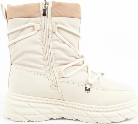 Çizme dimri për femra Lee Cooper, bezhë/krem