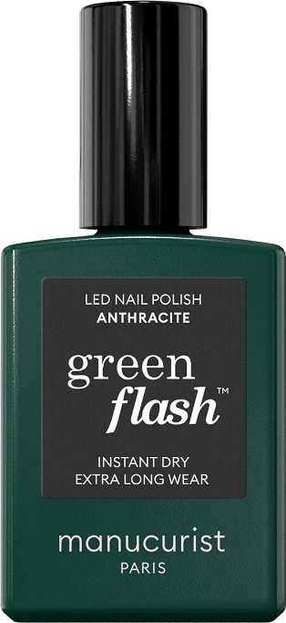 Llak për thonj për femra Manucurist Green Flash Anthracite 15ml