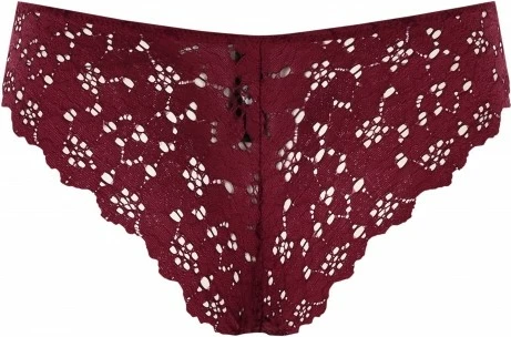 Tanga dantelle burgundy Jumeon