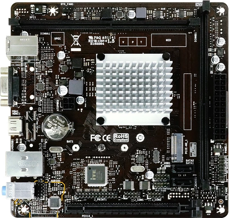 Pllakë amë Biostar J4125NHU, Intel Celeron J4125, 8 GB, mini ITX