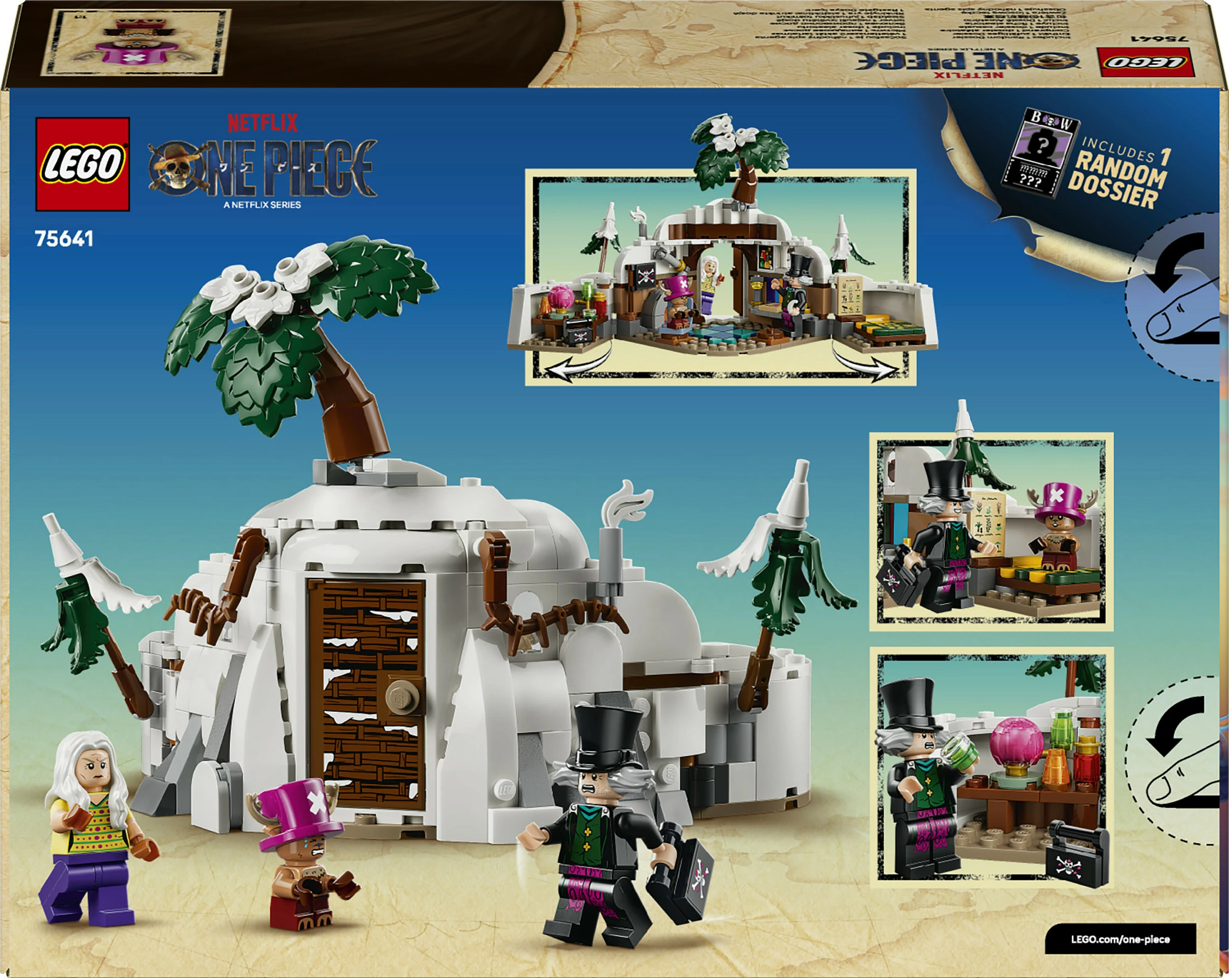 Set LEGO One Piece 75641 Streha e Dr. Hiriluk, 271 copë