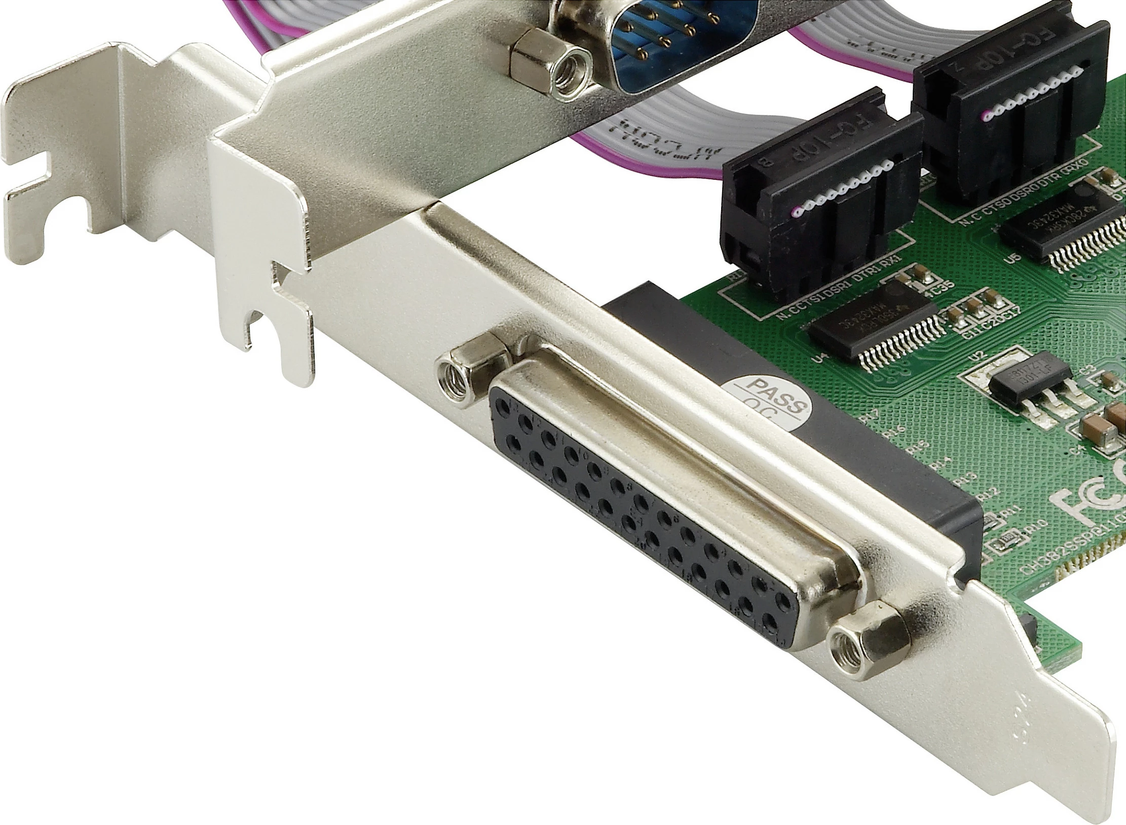 Kartë zgjerimi PCIe Conceptronic 2x RS-232 + 1x Paralel (LPT), 2.5 Gbps, e gjelbër