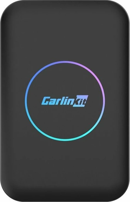 Adapter wireless Carlinkit TBOX LITE S për CarPlay & Android Auto, Android 9.0, Wi‑Fi 2.4/5GHz, Bluetooth 5.4, i zi, set me 2 kabllo USB