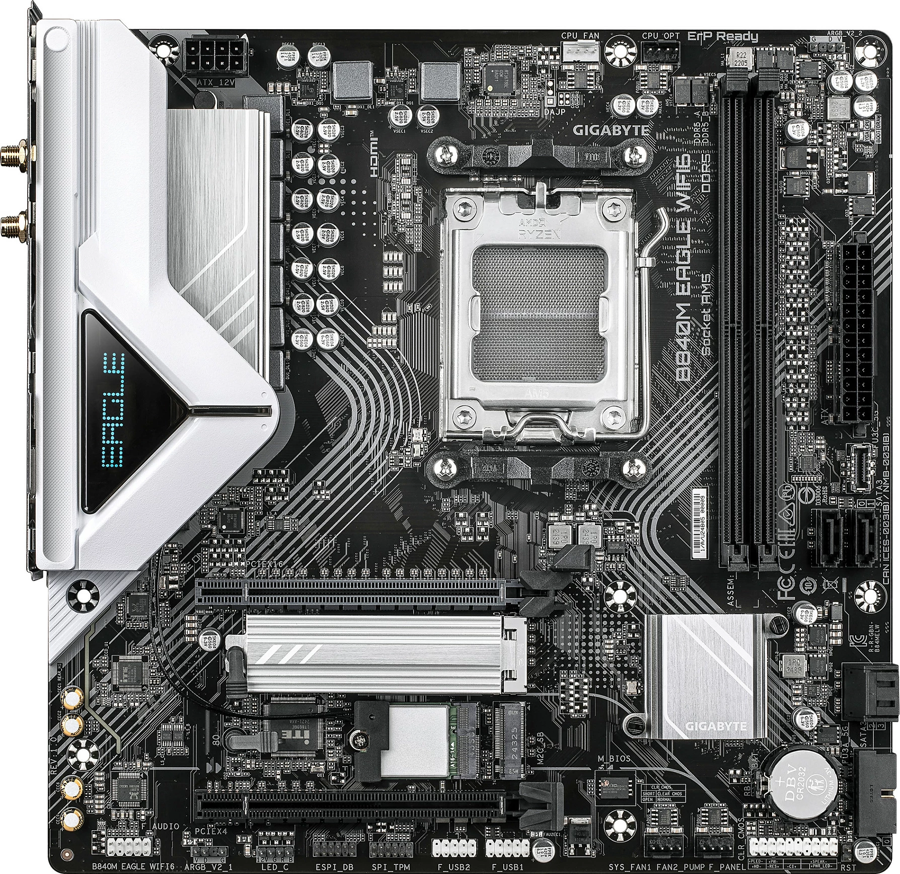 Pllakë amë Gigabyte B840M EAGLE WiFi6, Socket AM5, micro ATX, DDR5