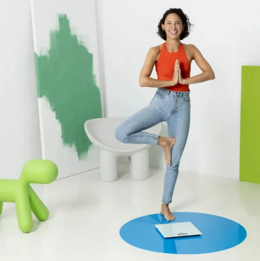 Peshore personale Medisana Ecomed PS-72E, Elektronike, Bardhë