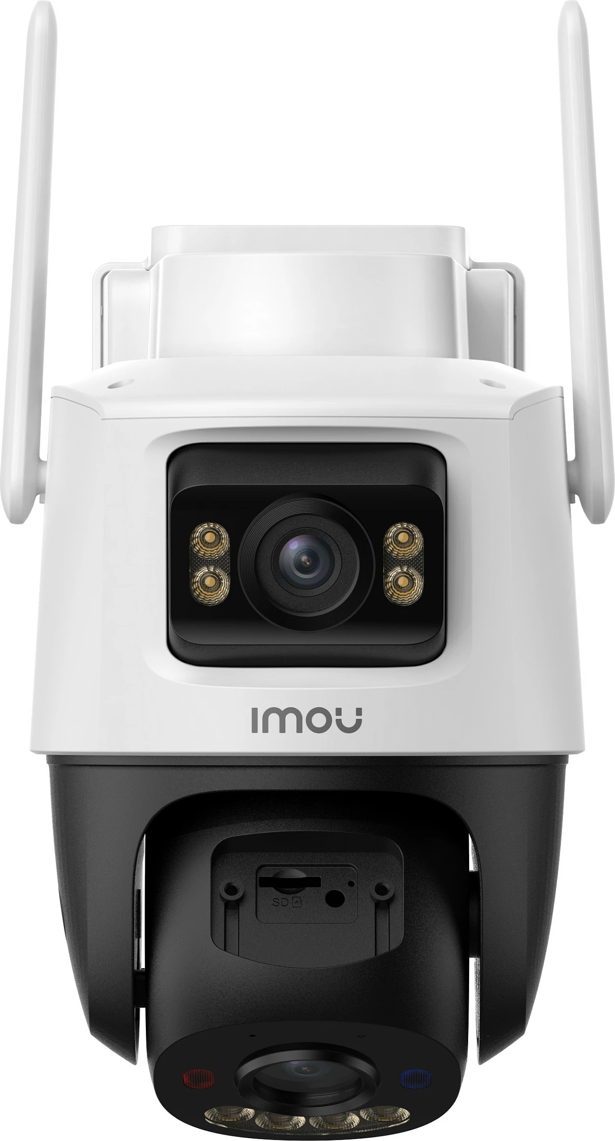 Kamerë sigurie IP Imou AOV Dual kit, Dual 5MP+5MP, 4G LTE + Wi‑Fi, bateri 10000mAh, me panel diellor, MicroSD 128GB + SIM, jashtë, bardhë/zezë