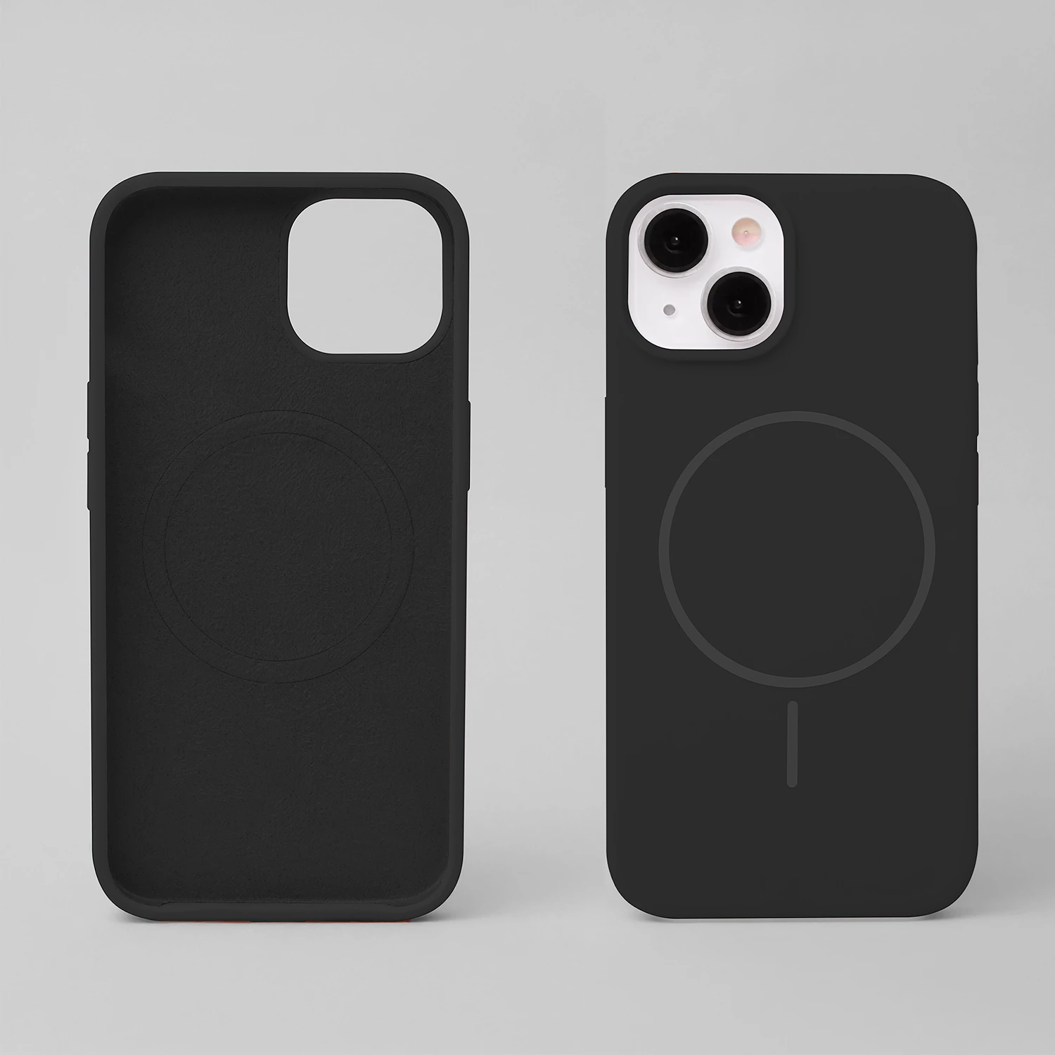 Mbështjellës ONASI MagColor Pure për iPhone 17 Air, silikon mat, MagSafe, MPN 24091, i zi