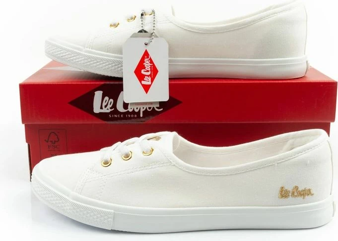 Atlete femra Lee Cooper slip-on baletka, të bardha