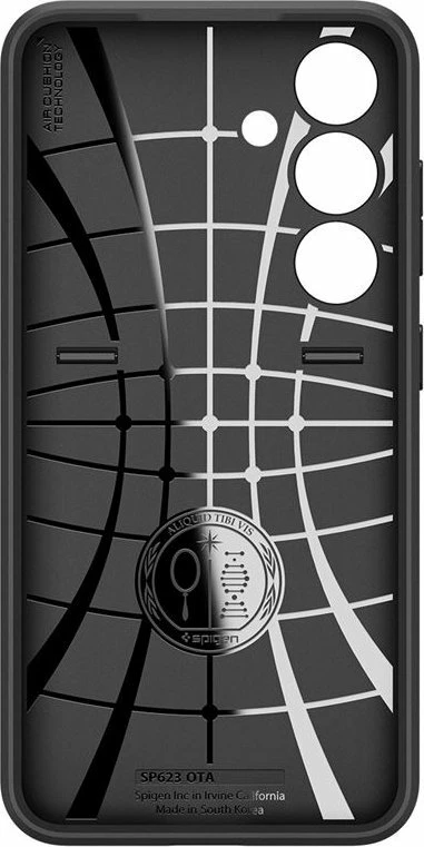 Mbështjellës Spigen Optik Armor për Samsung Galaxy S24, mbrojtje hibride TPU+PC, kapak rrëshqitës për kamerë, i zi