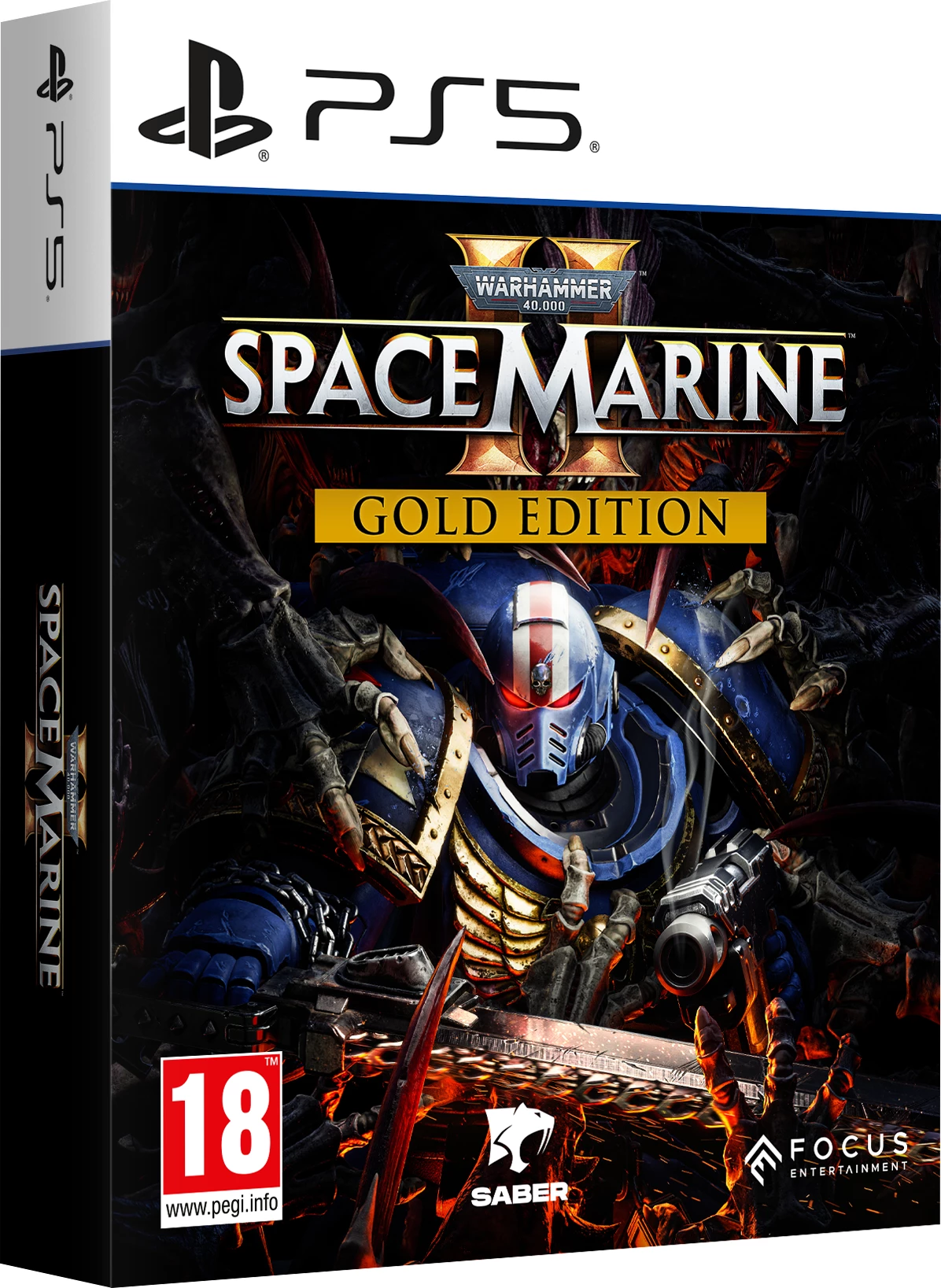 Lojë PlayStation 5 Focus Entertainment Warhammer 40,000: Space Marine 2 Gold Edition, me Season Pass + Steelbook booklet