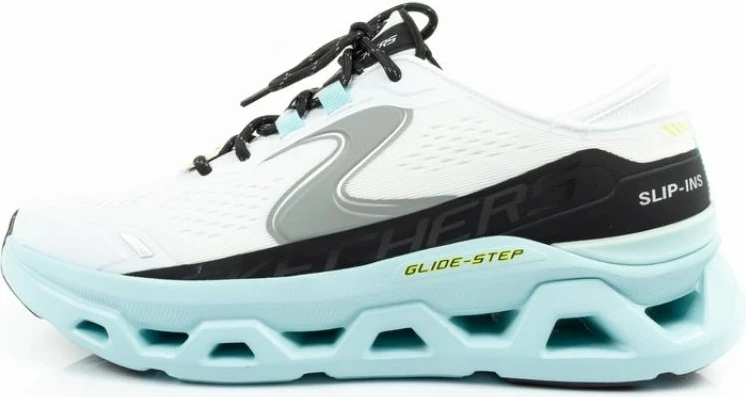 Atlete për meshkuj Skechers, të bardha e blu