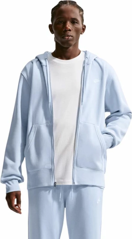 Duks për meshkuj Nike Club BB FZ Hoodie FN3861 407, kaltër